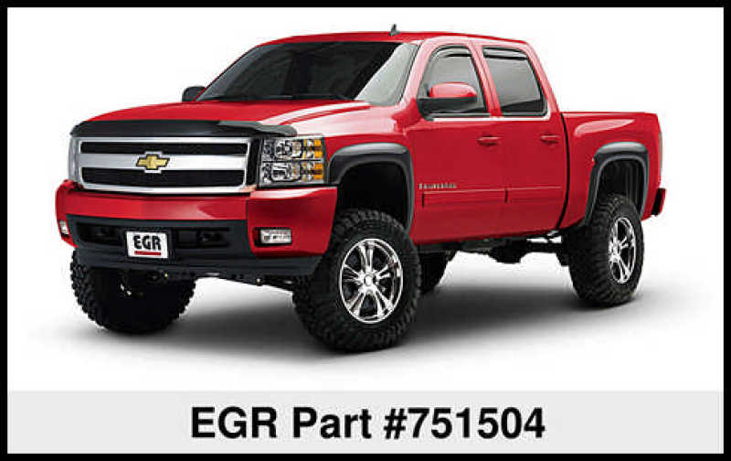 Load image into Gallery viewer, EGR 07-13 Chev Silverado 6-8ft Bed Rugged Look Fender Flares - Set (751504)
