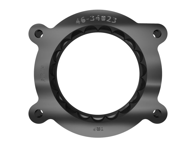 Load image into Gallery viewer, aFe 2020 Vette C8 Silver Bullet Aluminum Throttle Body Spacer / Works With aFe Intake Only - Black
