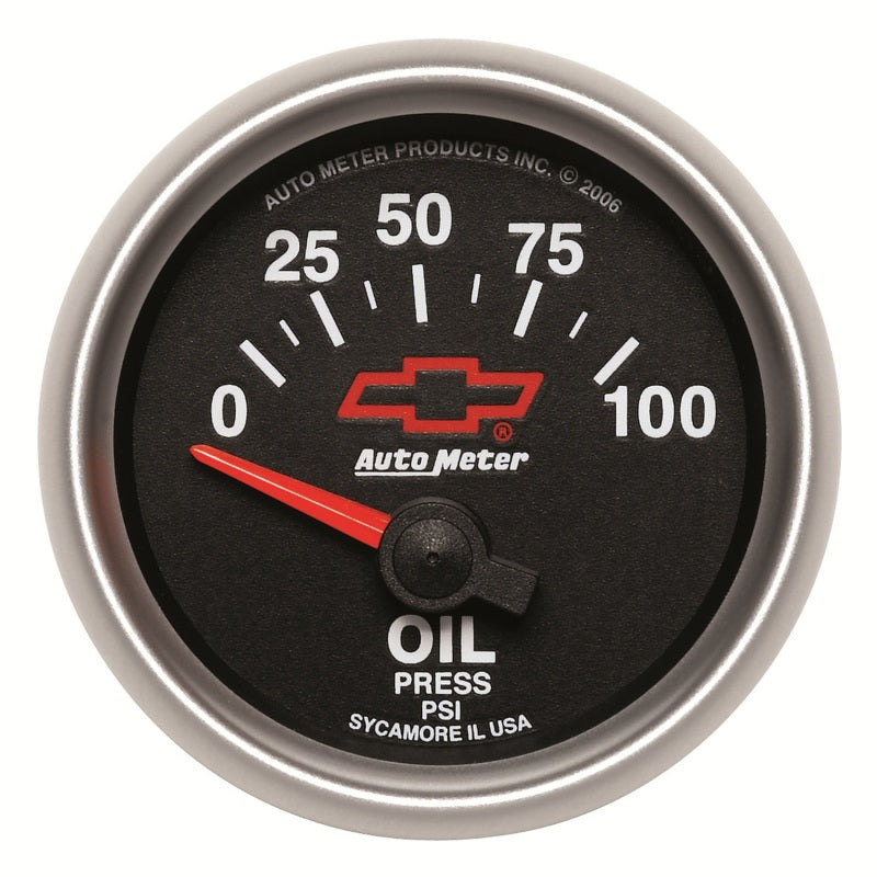 Load image into Gallery viewer, Autometer Oil Pressure 2-1/16, 0-100 PSI - Red Bowtie
