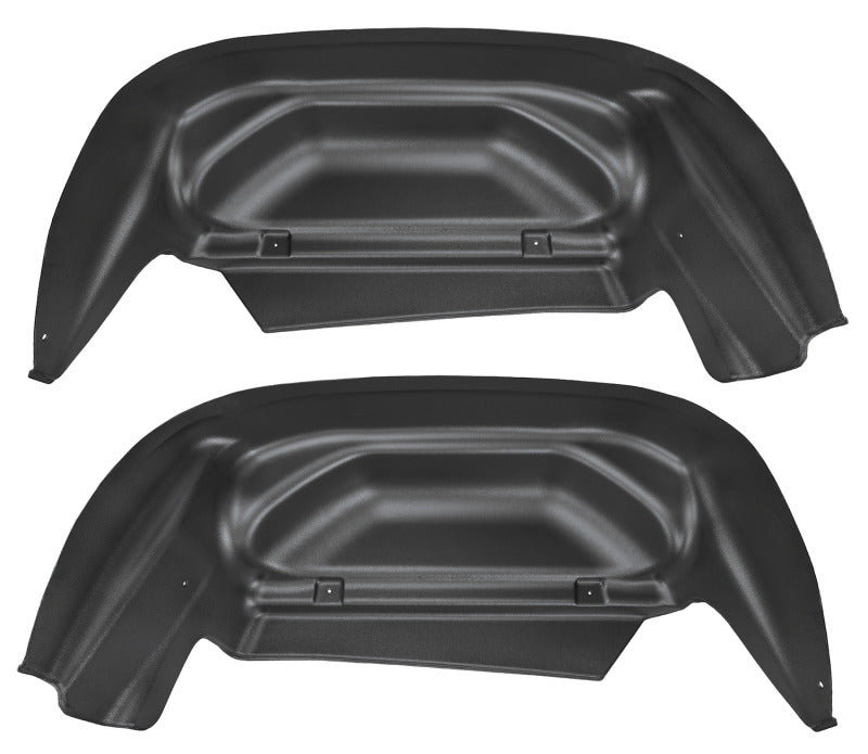 Load image into Gallery viewer, Husky Liners 14-15 Chevy/GMC Silverado/Sierra Black Rear Wheel Well Guards

