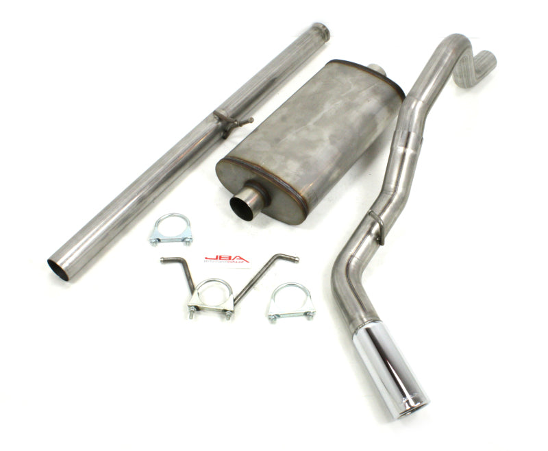 Load image into Gallery viewer, JBA 14-18 Chevrolet Silverado/GMC Sierra 5.3L 409SS Pass Side Single Exit Cat-Back Exhaust
