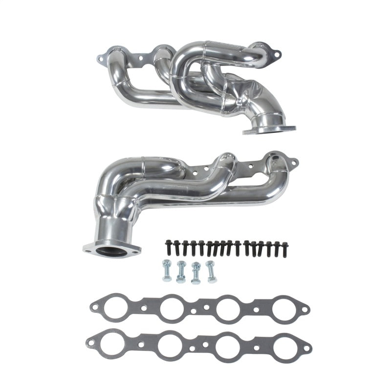 Load image into Gallery viewer, BBK 10-15 Camaro LS3 L99 Shorty Tuned Length Exhaust Headers - 1-3/4 Silver Ceramic
