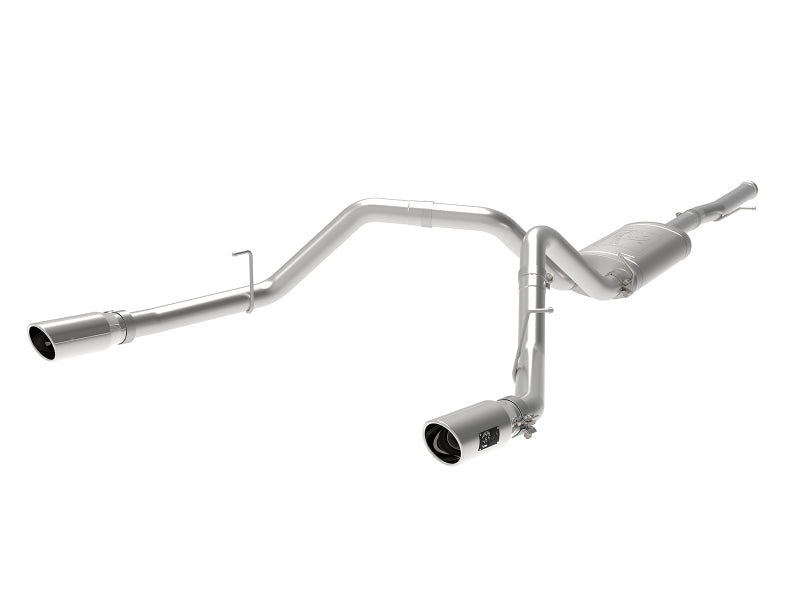 Load image into Gallery viewer, aFe Apollo GT Series 3 IN 409 SS Cat-Back Exhaust System w/ Polish Tip GM Sierra 1500 09-18
