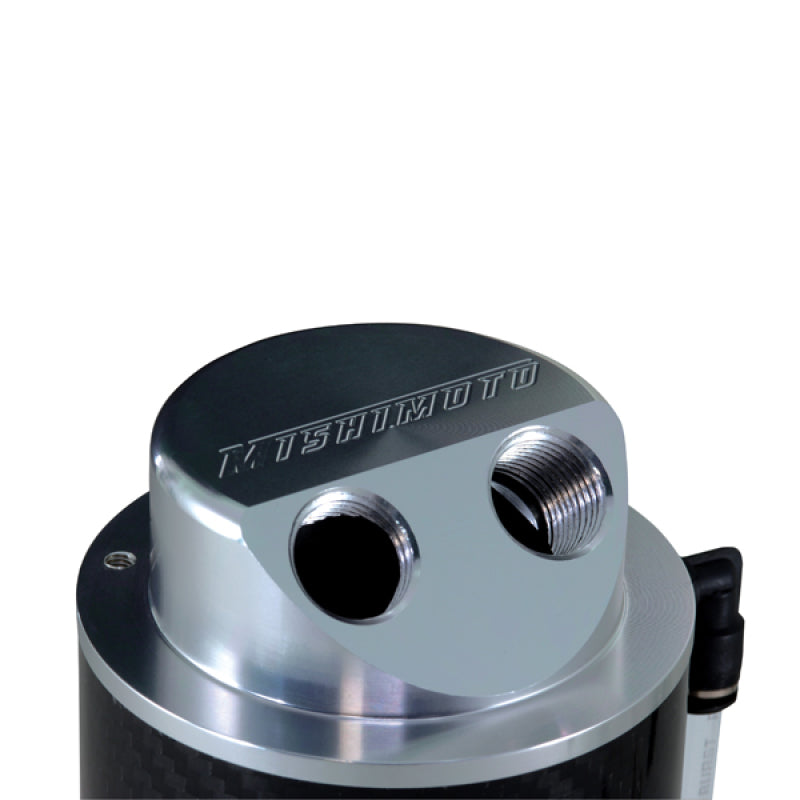 Load image into Gallery viewer, Mishimoto Carbon Fiber Oil Catch Can 10mm Fittings
