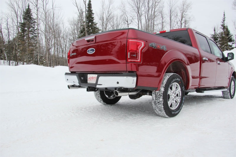 Load image into Gallery viewer, MBRP 2015 Ford F-150 5.0L 3in Cat Back Dual Split Rear Exit AL Exhaust System
