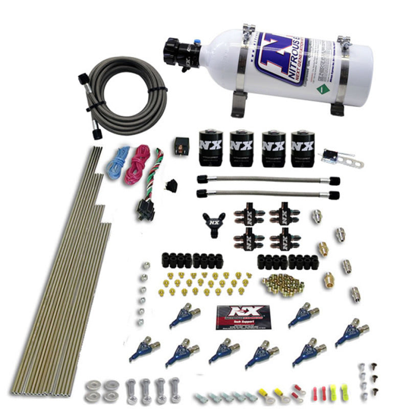 Load image into Gallery viewer, Nitrous Express 8 Cyl Alcohol Nitrous Kit (250-550HP) w/5lb Bottle
