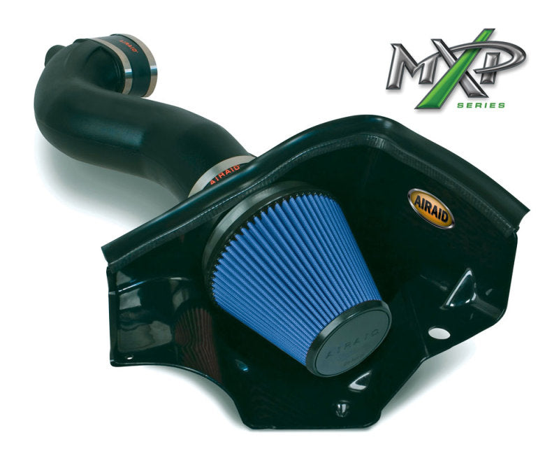 Load image into Gallery viewer, Airaid 05-09 Ford Mustang GT 5.0L Race Only (No MVT) MXP Intake System w/ Tube (Dry / Blue Media)
