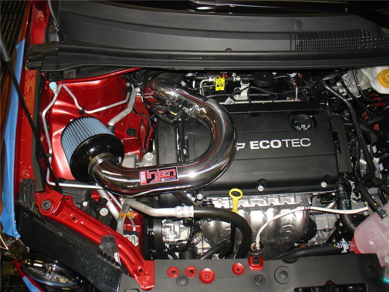 Load image into Gallery viewer, Injen 12-18 Chevrolet Sonic 1.8L 4cyl Polished Short Ram Cold Air Intake w/ MR Technology
