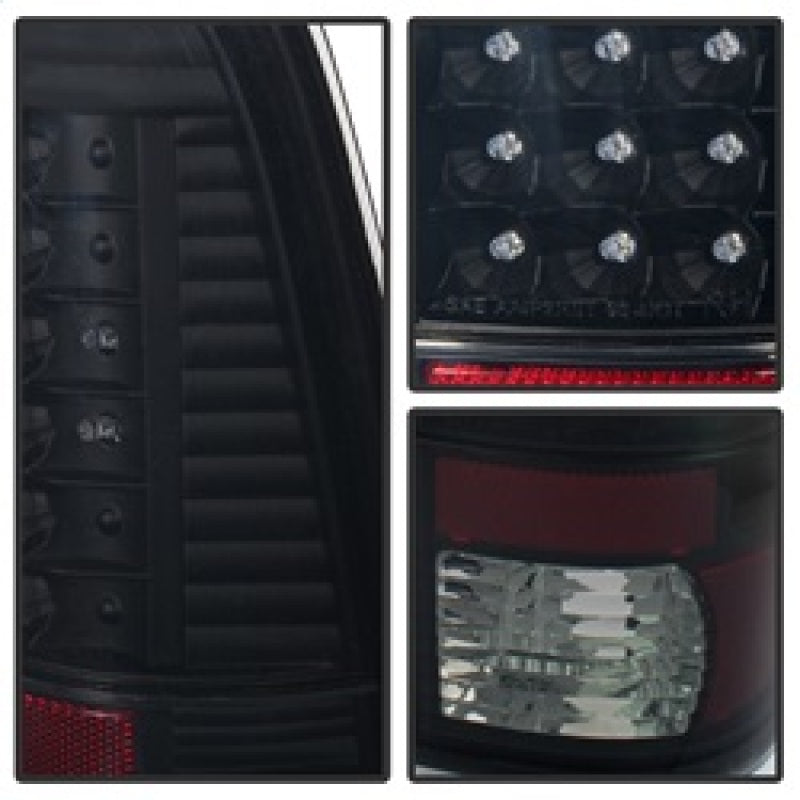 Load image into Gallery viewer, xTune Ford F250/350/450/550 Super Duty 99-07 LED Tail Lights Black Smoke ALT-JH-FF15097-LED-BKSM
