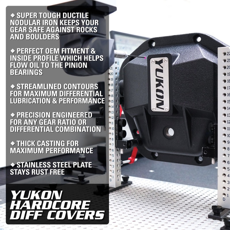Load image into Gallery viewer, Yukon Gear Hardcore Diff Cover for 8.5inch GM Rear w/ 5/16inch Cover Bolts
