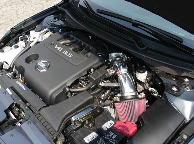 Load image into Gallery viewer, Injen 07-09 Altima 3.5L V6 Coupe &amp; Sedan w/ Heat Shield Polished Short Ram Intake
