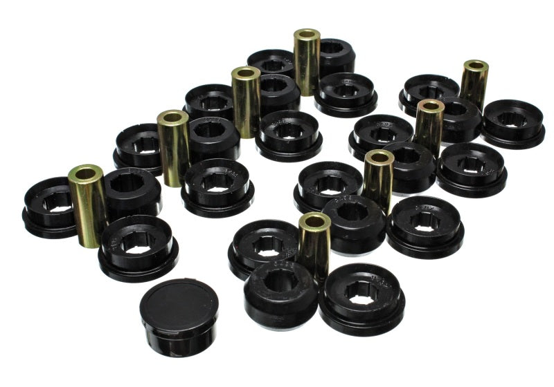 Load image into Gallery viewer, Energy Suspension 03-09 Lexus Gx470 / 07-09 Toyota FJ Cruiser Black Rear End Control Arm Bushing Set
