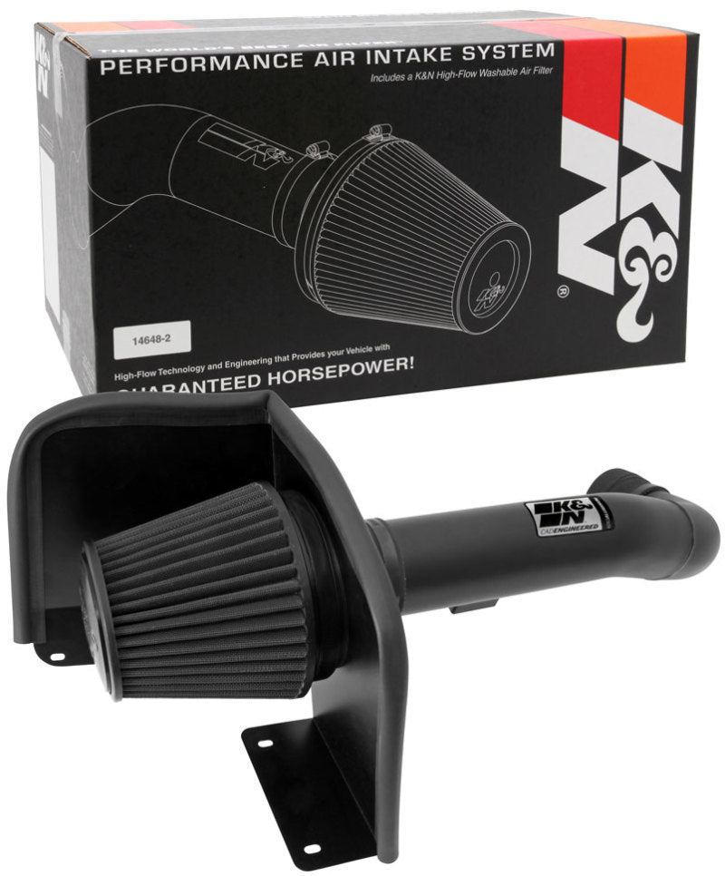 Load image into Gallery viewer, K&amp;N 09-13 Chevy Silverado 1500/Avalanche/Suburban / 09-13 GMC Yukon Black Perf Intake Kit
