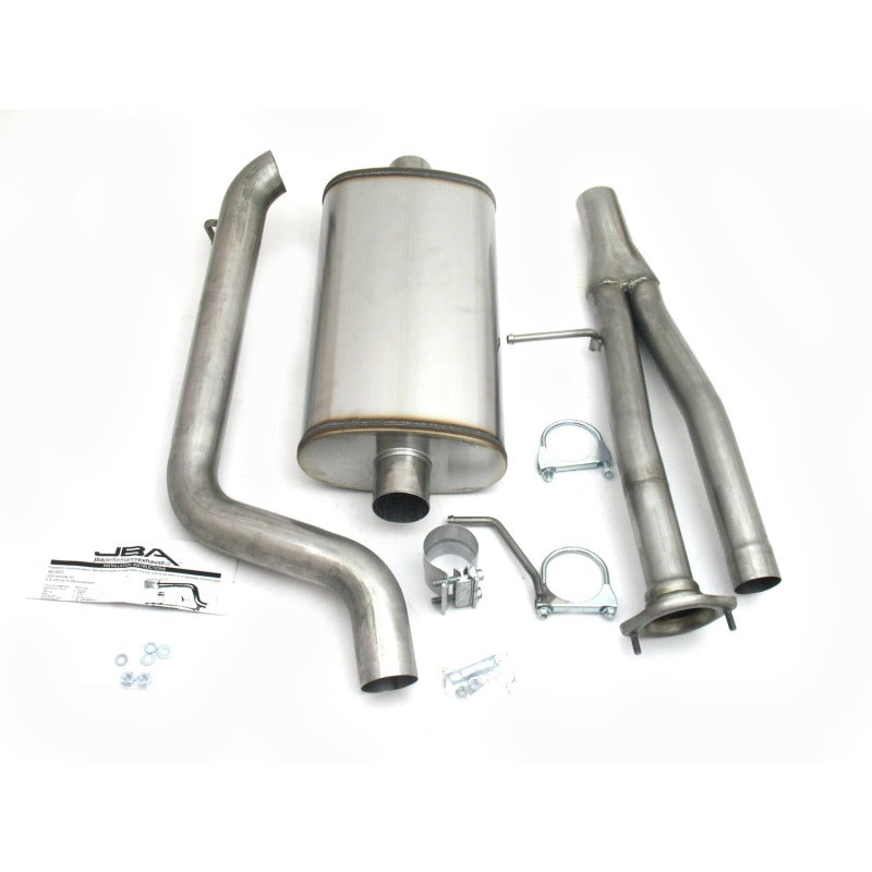 Load image into Gallery viewer, JBA 03-06 Hummer H2 6.0L 409SS Single Rear Exit Cat-Back Exhaust
