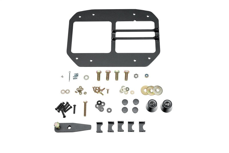 Load image into Gallery viewer, Rugged Ridge 18-22 Jeep Wrangler (JL) Rubicon/Spt 2dr HD Rear Bumper w/Swing Out Tire Carrier - Blk
