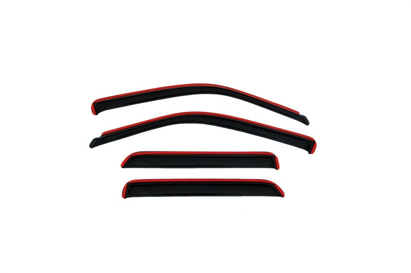 Load image into Gallery viewer, AVS 05-10 Jeep Grand Cherokee Ventvisor In-Channel Front &amp; Rear Window Deflectors 4pc - Smoke

