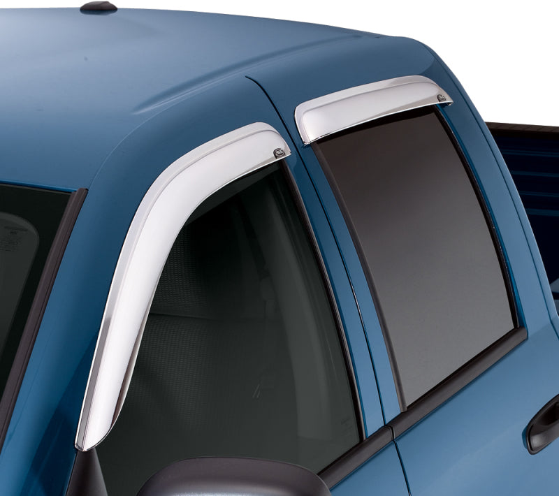 Load image into Gallery viewer, AVS 2019 RAM 1500 Crew Cab Ventvisor Outside Mount Front &amp; Rear Window Deflectors 4pc - Chrome

