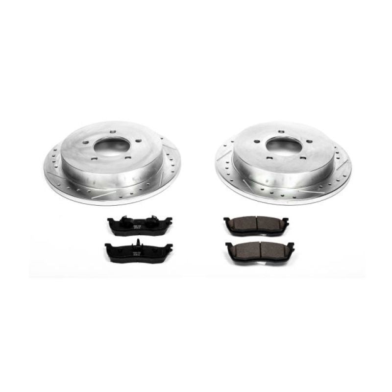 Load image into Gallery viewer, Power Stop 97-00 Ford Expedition Rear Z23 Evolution Sport Brake Kit
