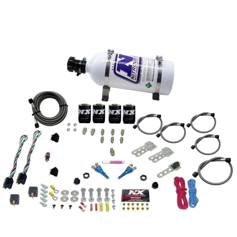Load image into Gallery viewer, Nitrous Express Ford EFI Dual Stage Nitrous Kit (50-150HP x 2) w/5lb Bottle
