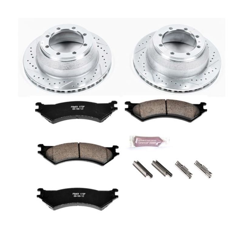 Load image into Gallery viewer, Power Stop 03-05 Ford E-350 Club Wagon Rear Z23 Evolution Sport Brake Kit
