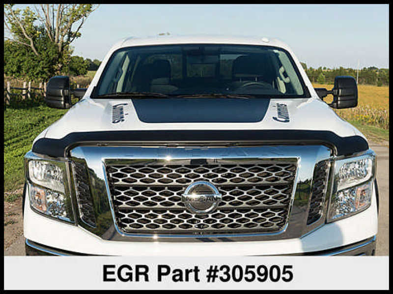 Load image into Gallery viewer, EGR 16+ Nissan Titan XD Superguard Hood Shield - Matte
