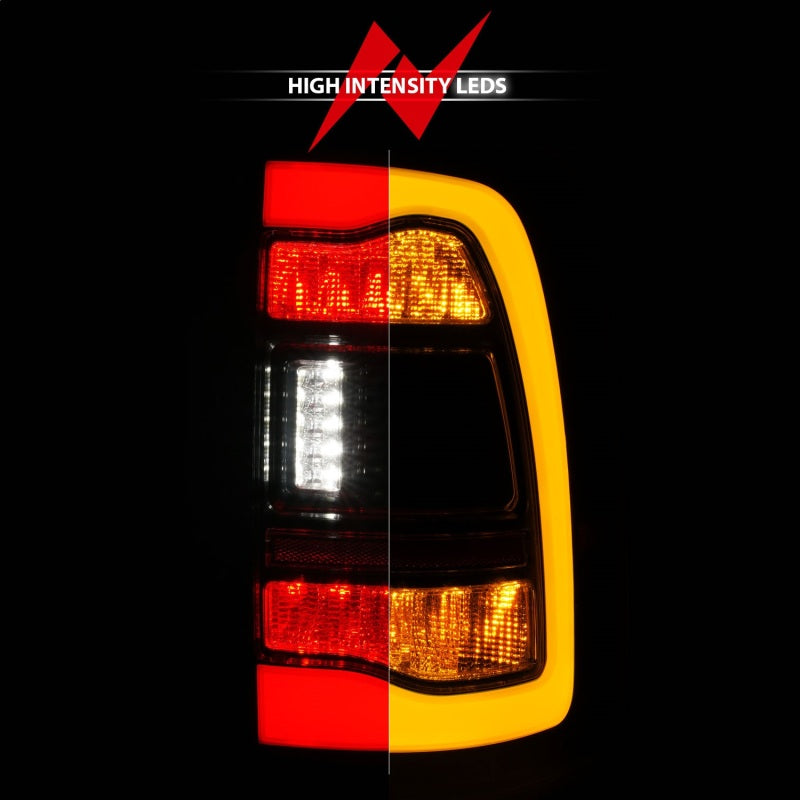 Load image into Gallery viewer, ANZO 09-18 Dodge Ram 1500 Sequential LED Taillights Smoke Black w/Switchback Amber Signal
