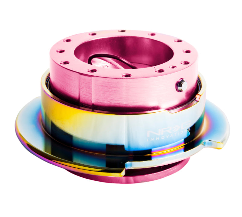 Load image into Gallery viewer, NRG Quick Release Gen 2.5 - Pink Body / Neochrome Ring

