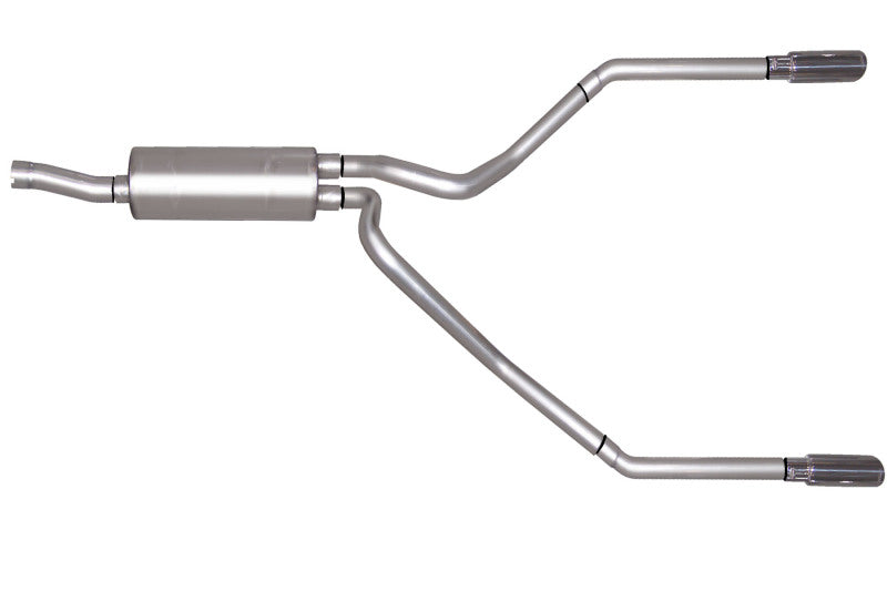 Load image into Gallery viewer, Gibson 99-04 Ford F-250 Super Duty Lariat 6.8L 2.5in Cat-Back Dual Split Exhaust - Stainless
