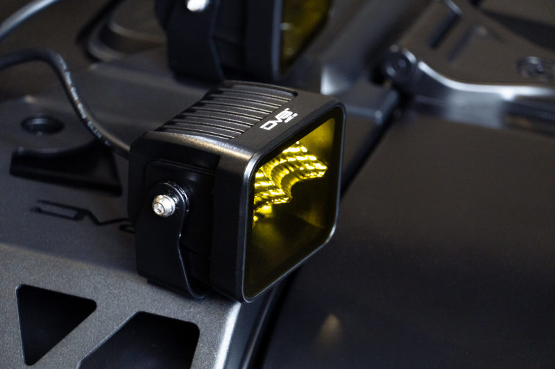 Load image into Gallery viewer, DV8 Offroad 3in Elite Series LED Amber Pod Light
