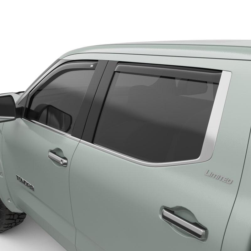 Load image into Gallery viewer, EGR 2022+ Toyota Tundra In-Channel Window Visors Front/Rear Set Dark Smoke
