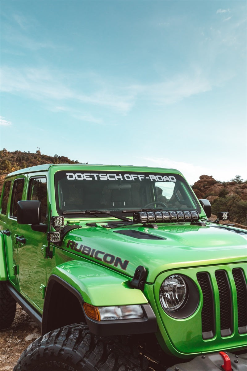 Load image into Gallery viewer, Rigid Industries 2018 Jeep JL - Hood Mount Kit - Mounts 20in Adapt Series
