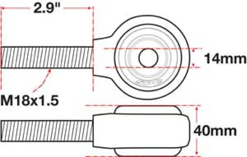 Load image into Gallery viewer, SPC Performance xAxis Rod End Ball Joint
