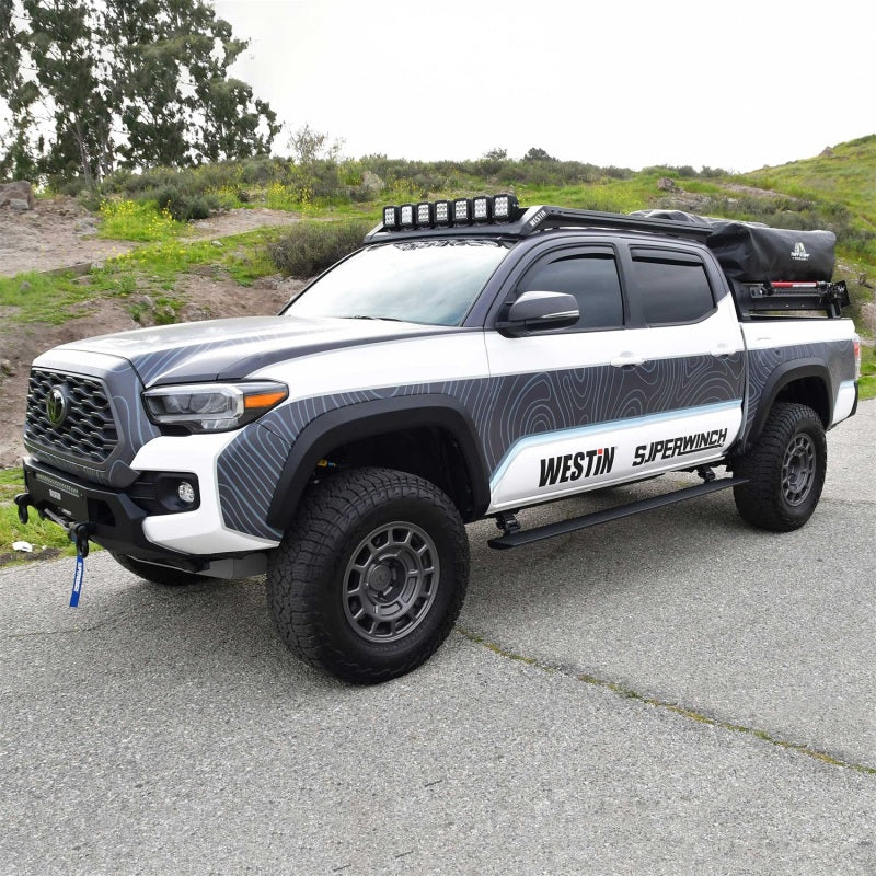 Load image into Gallery viewer, Westin 05-23 Toyota Tacoma Double Cab Pro-e Running Boards - Tex. Blk
