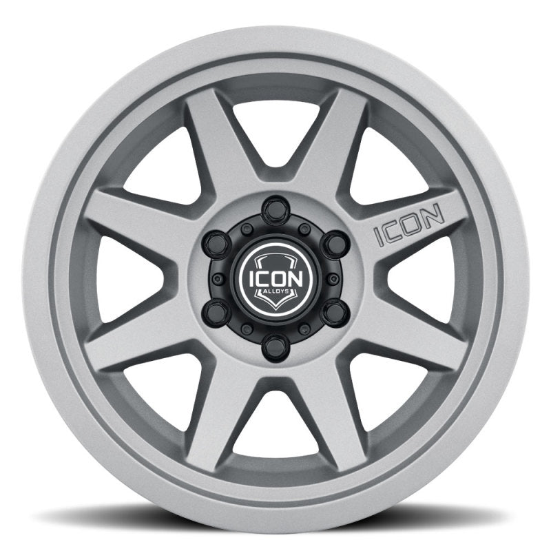 Load image into Gallery viewer, ICON Rebound 17x8.5 6x5.5 0mm Offset 4.75in BS 106.1mm Bore Charcoal Wheel
