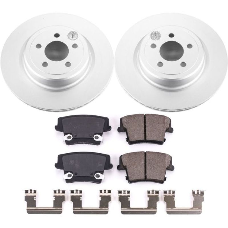 Load image into Gallery viewer, Power Stop 06-14 Dodge Charger Rear Z17 Evolution Geomet Coated Brake Kit
