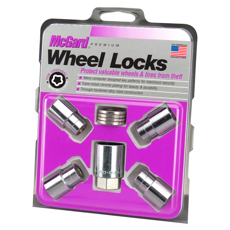 Load image into Gallery viewer, McGard Wheel Lock Nut Set - 4pk. (Reg. Shank Seat) M12X1.25 / 13/16 Hex / 1.38in. Length - Chrome
