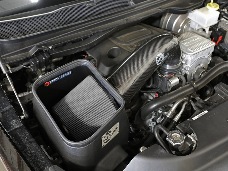 Load image into Gallery viewer, aFe 19-20 Dodge RAM 1500 5.7L Track Series Carbon Fiber Cold Air Intake System w/Pro DRY S Filter
