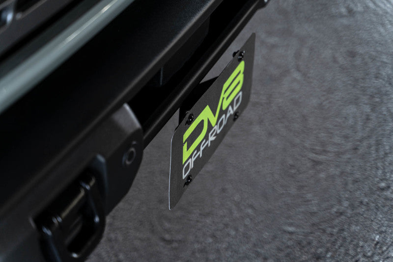 Load image into Gallery viewer, DV8 Offroad 21-23 Ford Bronco Capable Bumper Front License Plate Mount
