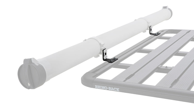 Load image into Gallery viewer, Rhino-Rack Multi-Purpose Shovel &amp; Conduit Holder Bracket for 5 Series Pioneer Racks

