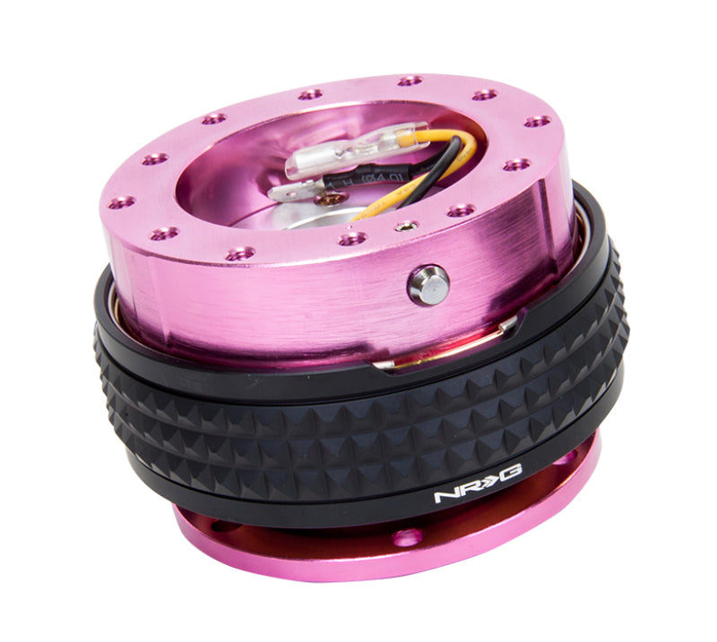 Load image into Gallery viewer, NRG Quick Release Kit - Pyramid Edition - Pink Body / Black Pyramid Ring
