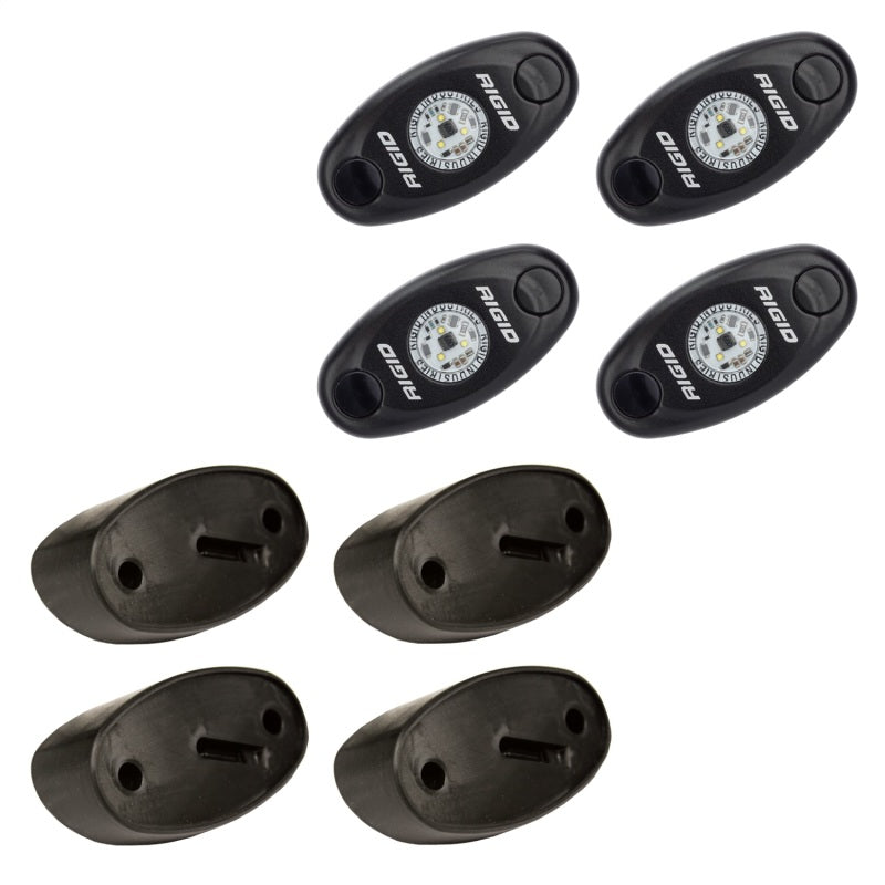Load image into Gallery viewer, Rigid Industries Rock Light Kit- Red (4 lights)
