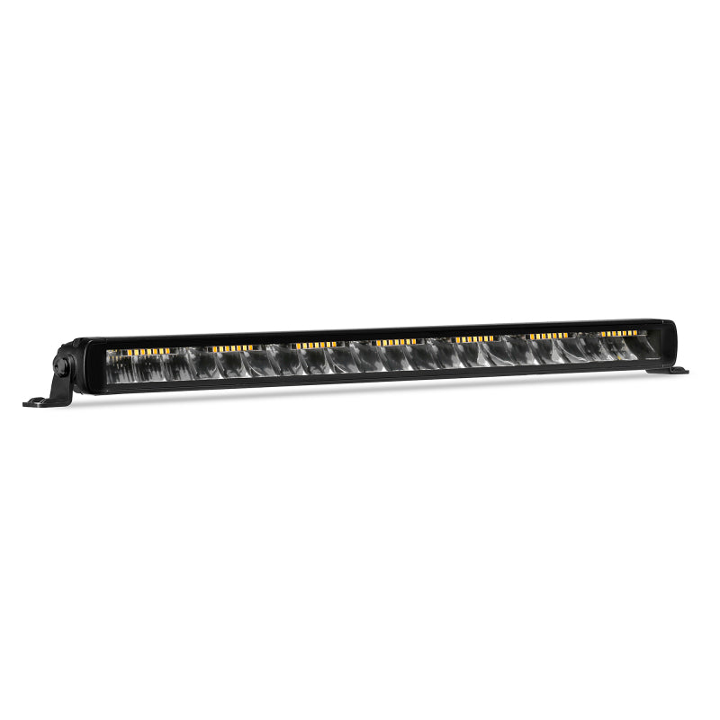 Load image into Gallery viewer, Go Rhino Xplor Blackout Combo Series Sgl Row LED Light Bar w/Amber (Side/Track Mount) 20.5in. - Blk
