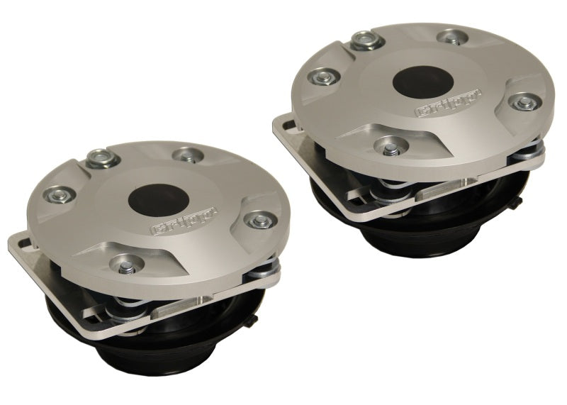 Load image into Gallery viewer, BBK 05-14 Mustang Caster Camber Plate Kit - Silver Anodized Finish
