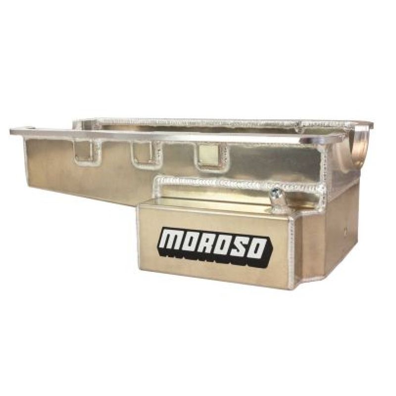 Load image into Gallery viewer, Moroso Ford 289-302 Road Race Baffled Front Sump 8in Deep Aluminum Oil Pan
