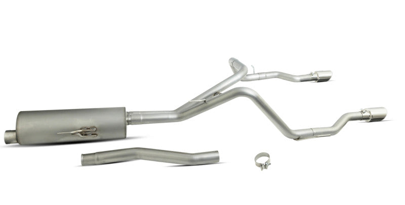 Load image into Gallery viewer, Gibson 20-22 Jeep Gladiator JT Rubicon 3.6L 3in/2.5in Cat-Back Dual Split Exhaust - Stainless

