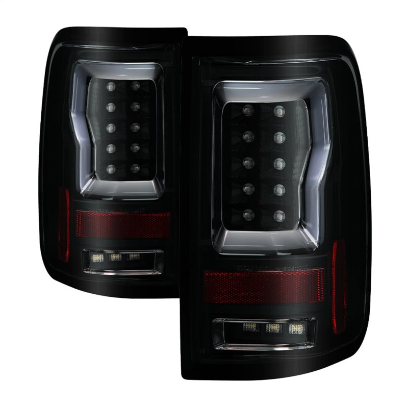Load image into Gallery viewer, Spyder Ford F150 04-08 Styleside Tail Light V2 - LED - Black Smoke ALT-YD-FF15004V2-LBLED-BSM
