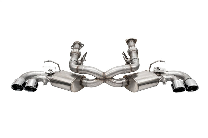 Load image into Gallery viewer, Corsa 20-25 Corvette C8 3in Valved Cat-Back 4.5in Pol Quad Tips Fits Factory Perf Exhaust DeletesAFM
