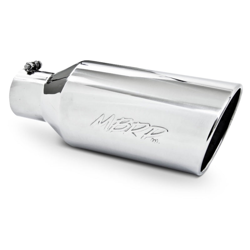 Load image into Gallery viewer, MBRP Universal Tip 7inch O.D. Rolled End 4inch inlet 18inch length - T304 (SINGLE TIP)
