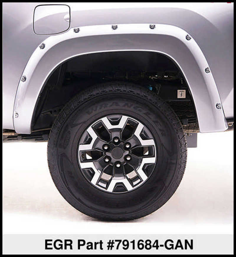 Load image into Gallery viewer, EGR 15+ GMC Sierra HD Bolt-On Look Color Match Fender Flares - Set - FF Switchblade Silver
