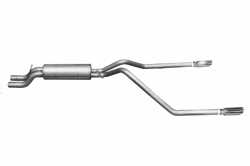 Load image into Gallery viewer, Gibson 01-05 Chevrolet Silverado 2500 HD Base 6.0L 2.5in Cat-Back Dual Split Exhaust - Stainless
